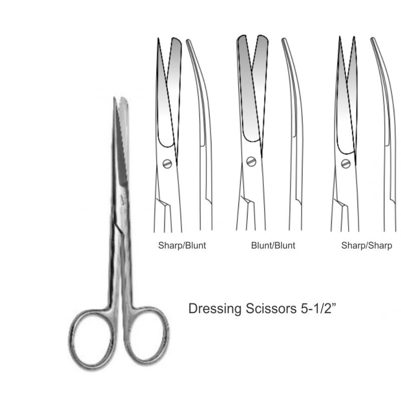 OPERATING SCISSOR 14CM (SH/SH , SH/BL , BL/BL)